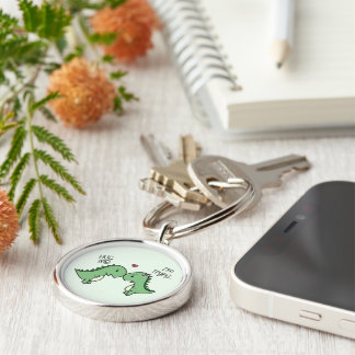Dino Love Key Chains! Key Ring