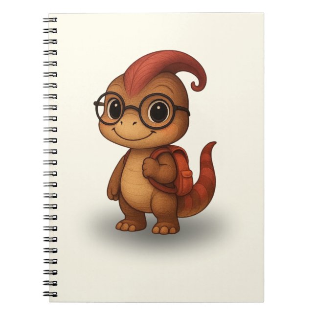 Dino – Mein Schulabenteuer Notizbuch Notebook (Front)