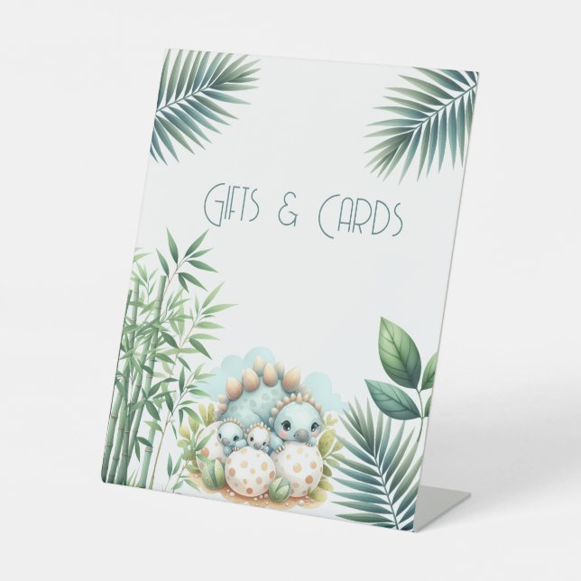 Dino Mite Birthday Gifts and Cards Sign (Front)