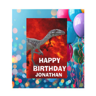 Dino-Mite Birthday Party  Card