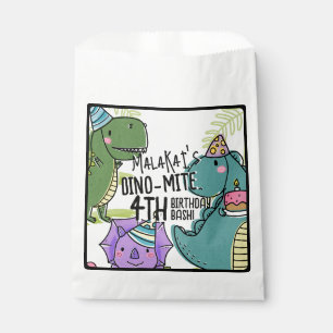 Dino-Mite Kid's Birthday Party Dinosaur Favour Bags