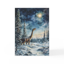 ‘Dino-mite Night Star’ Greeting Card