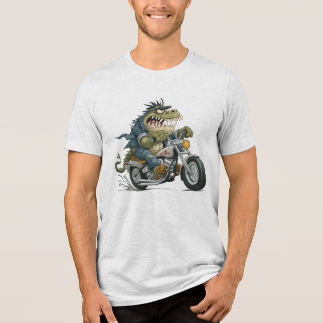 Dino Monster Tri-Blend Shirt (Front)