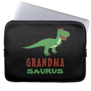 Dino Nana Grandparent Dinosaur T-Rex Grandmasaurus Laptop Sleeve