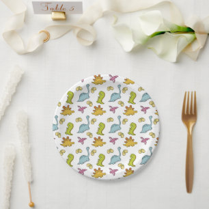 Dino Paper Plate