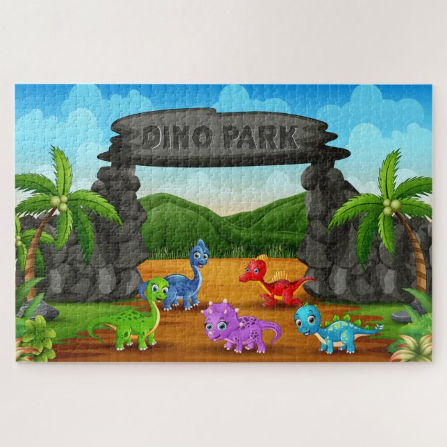 Dino Park Jigsaw Puzzle (Horizontal)