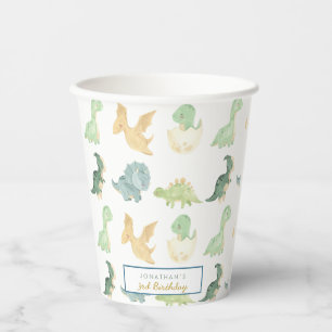 Dino Party Dino mite Birthday Paper Cups