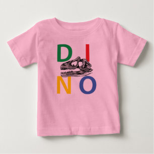 DINO - Pink Baby Fine Jersey T-Shirt