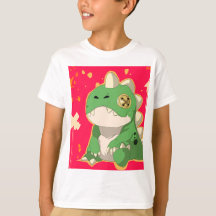 Dino Plush T-Shirt - Art Toy & Streetwear Style