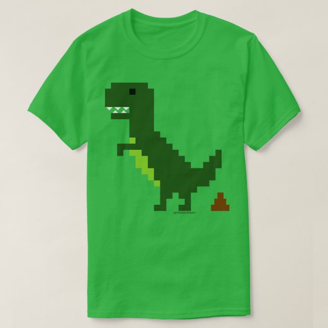 DINO POOP T-Shirt (Design Front)