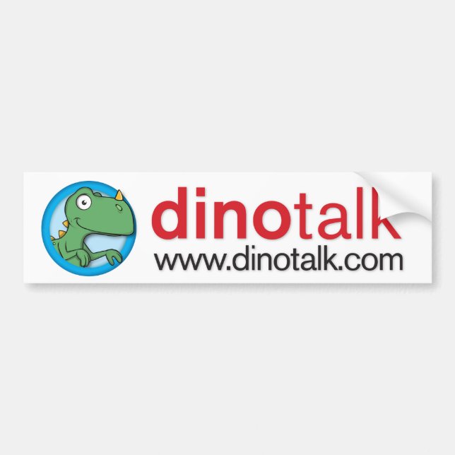 Dino Portal Bumper Sticker (Front)