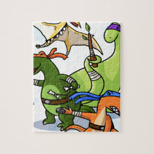 dino power rawr we will not be found jigsaw puzzle