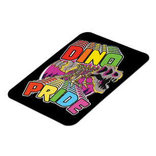 Dino Pride logo Magnet