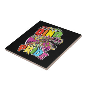 Dino Pride logo Tile