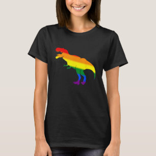 Dino Pride Rainbow Flag LBGT Pride Month T-Shirt
