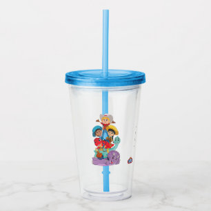 Dino Ranch Friends Acrylic Tumbler