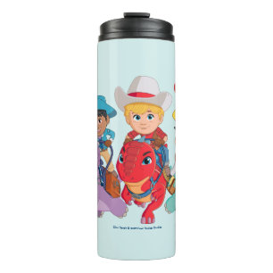 Dino Ranch Friends Design Thermal Tumbler