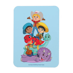 Dino Ranch Friends Magnet