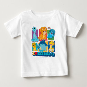 Dino Ranch Fun & Colourful Dinosaur Baby T-Shirt