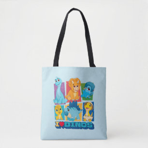 Dino Ranch Fun & Colourful Dinosaur Tote Bag