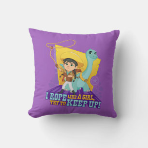 Dino Ranch   Min and Clover Cushion