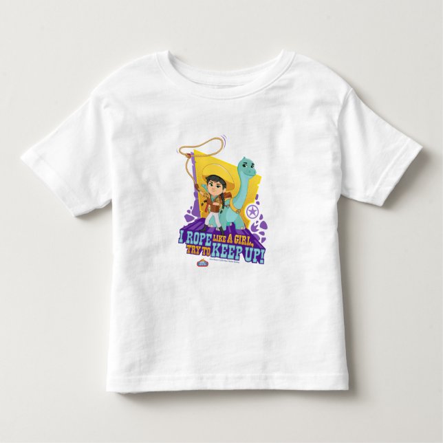 Dino Ranch | Min and Clover Toddler T-Shirt (Front)