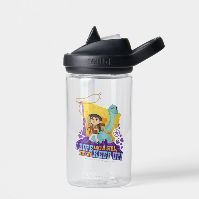 Dino Ranch | Min and Clover Water Bottle (Left)