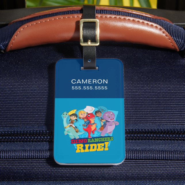 Dino Ranch | The Ranchers Ride! Luggage Tag (Front Insitu 2)