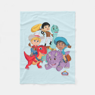 Dino Ranch Yee Haw! Fleece Blanket