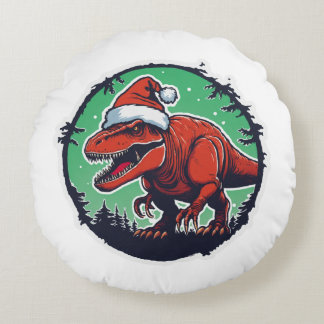 Dino Santa Pillow