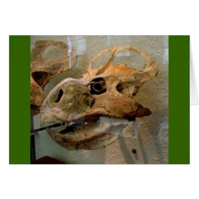 Dino Skull Oil Painting (Front Horizontal)