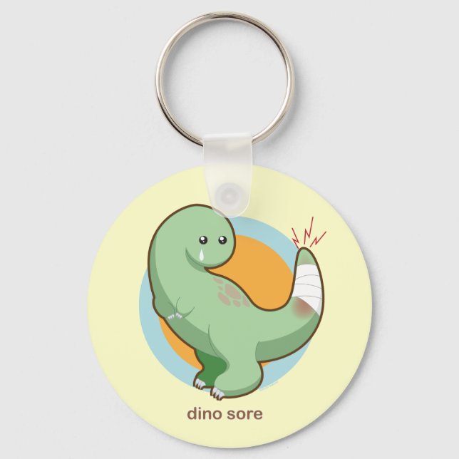 Dino Sore Key Ring (Front)