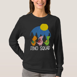 Dino Squad Future Paleontologist Fossil Dinosaur T-Shirt