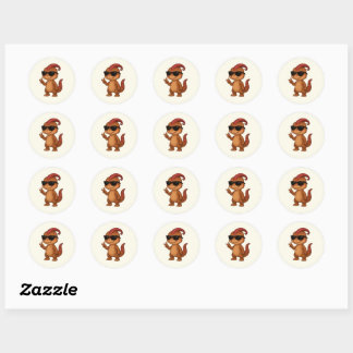 Dino Sticker Sheet – Cresty Cool Edition