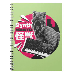 Dino Synth Musician  Notebook