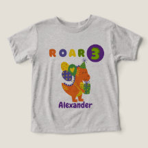 Dino-tastic Birthday Party Boy Toddler T-Shirt