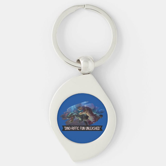 dino - terrific fununleashed  key ring (Front)