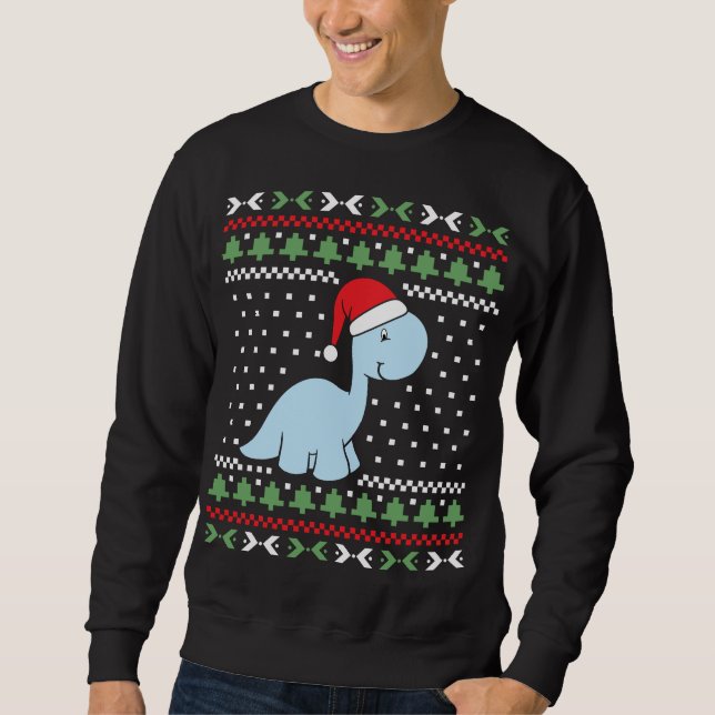 Dino Ugly  Christmas Sweater (Front)