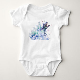 Dinocorn Baby   Crystal Fantasy Dinosaur Unicorn Bodysuit