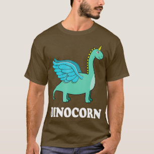 Dinocorn Shirt Dinosaur Unicorn with wings boys