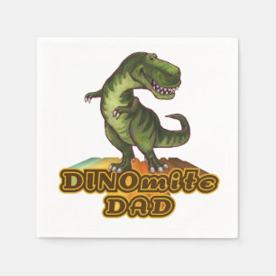Dinomite Dad Napkin
