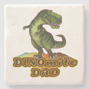 Dinomite Dad Stone Coaster