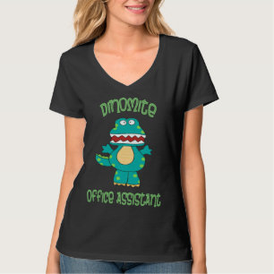 Dinomite Office Assistant Volunteer Staff Thanks R T-Shirt
