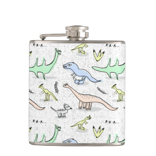 Dinos Hip Flask