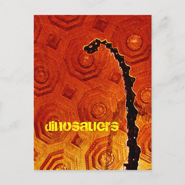 dinosauers postcard (Front)