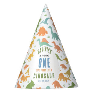 Dinosaur 1st Birthday Party Cute Prehistoric Hat