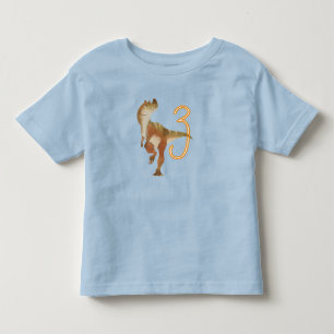 Dinosaur 3rd birthday toddler T-Shirt