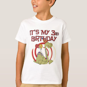 Dinosaur 3rd Birthday Tshirts and Gifts