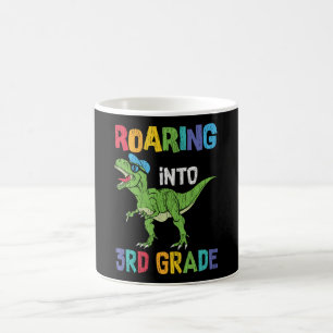 Dinosaur 3rd Grade Back to School Kids Gift Coffee Mug