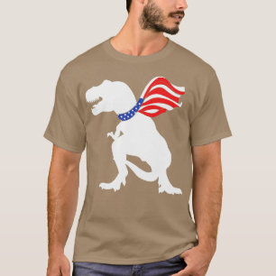Dinosaur 4th of July Amerisaurus T-Shirt